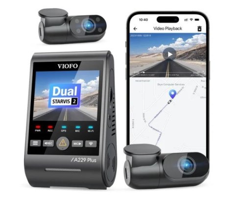 Wideorejestrator VIOFO A229 Plus 3CH GPS HDR