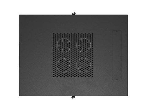 LANBERG SZAFA INSTALACYJNA RACK STOJĄCA 19" 24U 600X800 CZARNA DRZWI PRZESZKLONE LCD (FLAT PACK) V2
