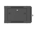 LANBERG SZAFA INSTALACYJNA RACK WISZĄCA 19" 4U 600X450 CZARNA DRZWI METALOWE (FLAT PACK)