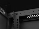 LANBERG SZAFA INSTALACYJNA RACK WISZĄCA 19" 4U 600X450 CZARNA DRZWI METALOWE (FLAT PACK)