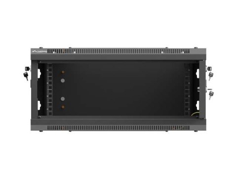LANBERG SZAFA INSTALACYJNA RACK WISZĄCA 19" 4U 600X450 CZARNA DRZWI METALOWE (FLAT PACK)