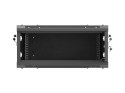 LANBERG SZAFA INSTALACYJNA RACK WISZĄCA 19" 4U 600X600 CZARNA DRZWI METALOWE (FLAT PACK)