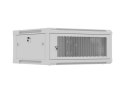 LANBERG SZAFA INSTALACYJNA RACK WISZĄCA 19" 4U 600X600 SZARA DRZWI PERFOROWANE (FLAT PACK)