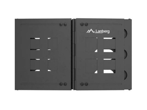 LANBERG UCHWYT ŚCIENNY RACK 19' 6U 497X400/240 CZARNY