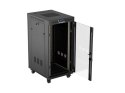 LANBERG SZAFA INSTALACYJNA RACK STOJĄCA 19" 24U 600X800 CZARNA DRZWI PRZESZKLONE LCD (FLAT PACK) V2