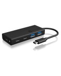 ICY BOX IB-HUB1426-CPD USB 3.2 Gen 1 (3.1 Gen 1) Type-C 5000 Mbit/s Czarny