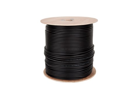 Kabel koncentryczny F690 BV+ŻEL CZARNY 305m