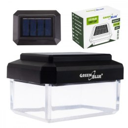 GreenBlue Lampa solarna LED na słupek GB125 WW 60x40mm, 3200K