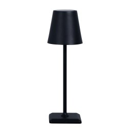 TECHLY Bezprzewodowa lampka LED stołowa dotykowa czarna I-LED LAMP-BK