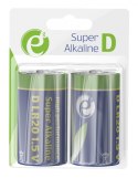 Gembird Bateria alkaiczna LR20 D-Cell, 1.5V, 2 sztuki