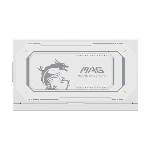 MSI MAG A1000GL PCIE5 WHITE moduł zasilaczy 1000 W 24-pin ATX ATX Biały