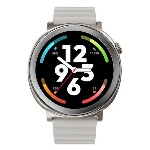 HiFuture Smartwatch Aurora Amoled rozmowy AI srebrny