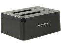 DeLOCK 62661 stacja dokująca do dysków twardych USB 3.2 Gen 1 (3.1 Gen 1) Type-B Czarny