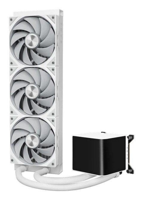 Chłodzenie wodne TRYX PANORAMA 360 AiO z wyświetlaczem 3D AMOLED - 360mm, biały