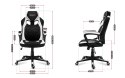 Fotel gamingowy Huzaro Force 2.5 White Mesh (WYPRZEDAŻ)