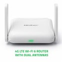 Qoltec Router Home&Travel 4G LTE WiFi 6 | AX300 | 2.4GHz | Dual Antena |USB-C | Micro SIM