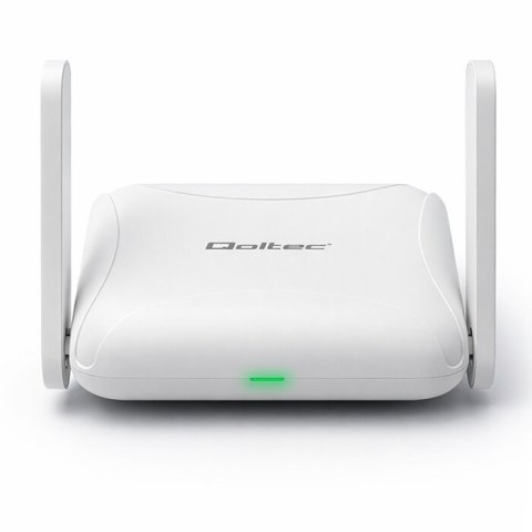 Qoltec Router Home&Travel 4G LTE WiFi 6 | AX300 | 2.4GHz | Dual Antena |USB-C | Micro SIM