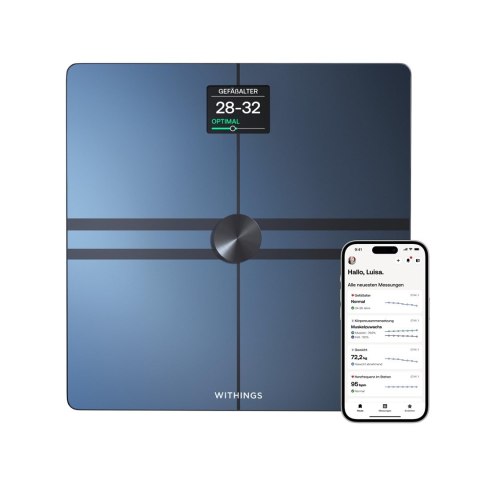 Elektroniczna waga osobowa Withings Body Comp, 200 kg, 50 g, 5 kg, kg, lb