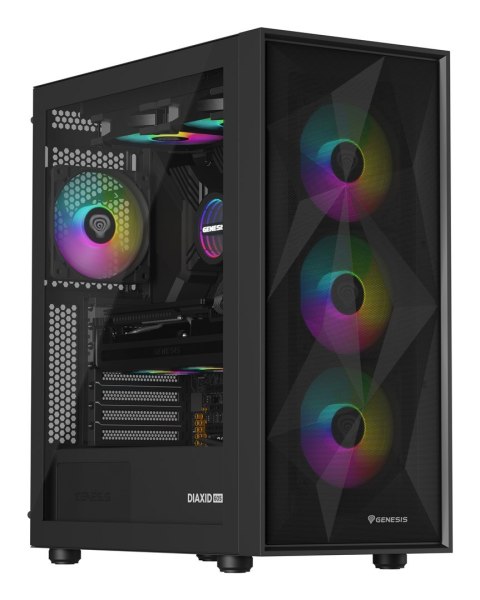 Obudowa komputera GENESIS NLG-2319 Zestaw do chłodzenia płynami Czarny