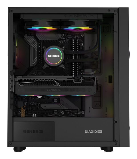 Obudowa komputera GENESIS NLG-2319 Zestaw do chłodzenia płynami Czarny