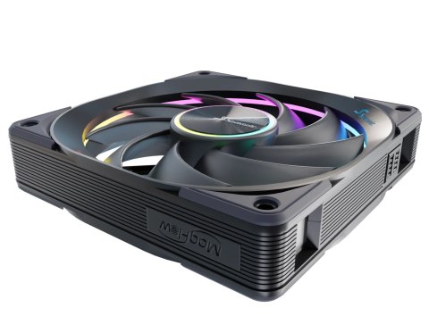 Seasonic MagFlow ARGB Obudowa komputera Wentylator 12 cm Czarny 3 szt.