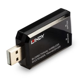 Lindy 38331 przedłużacz AV Nadajnik i transceiver AV Czarny