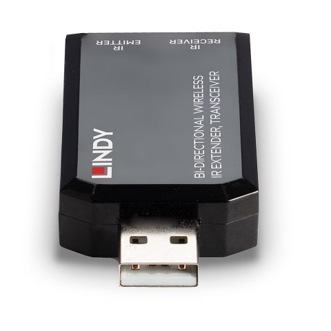 Lindy 38331 przedłużacz AV Nadajnik i transceiver AV Czarny