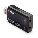 Lindy 38331 przedłużacz AV Nadajnik i transceiver AV Czarny