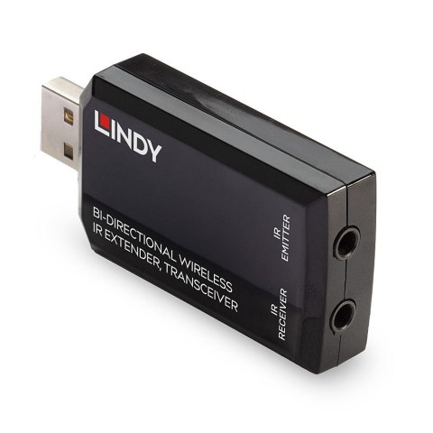 Lindy 38331 przedłużacz AV Nadajnik i transceiver AV Czarny