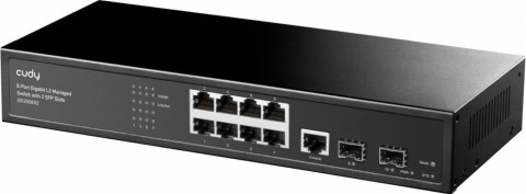 Przełącznik Cudy 8-Port Layer 2 Managed Gigabit z 2 Gigabit SFP