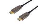 Ultra High Speed Kabel HDMI z Ethernetem HDMI męski na HDMI męski 30,0 m Aktywny kabel optyczny (AOC) obsługa 8K 60 Hz (119453)