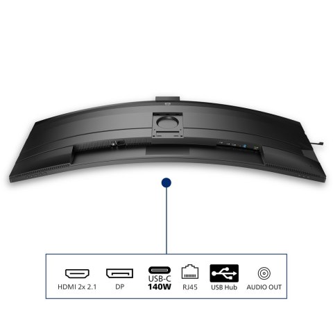 Philips 5000 series 49B2U5900CH/00 monitor komputerowy 124 cm (48.8") 5120 x 1440 px Dual QHD LCD Czarny