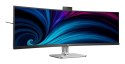 Philips 5000 series 49B2U5900CH/00 monitor komputerowy 124 cm (48.8") 5120 x 1440 px Dual QHD LCD Czarny