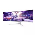 Philips Evnia 8000 49M2C8900L/00 monitor komputerowy 124,2 cm (48.9") 5120 x 1440 px Dual QHD QD-OLED Biały