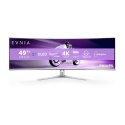 Philips Evnia 8000 49M2C8900L/00 monitor komputerowy 124,2 cm (48.9") 5120 x 1440 px Dual QHD QD-OLED Biały