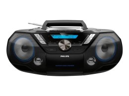 Philips AZB798T/12 przenośny system stereo Analogowe i cyfrowe 12 W DAB, DAB+, FM Czarny Odtwarzacz mp3
