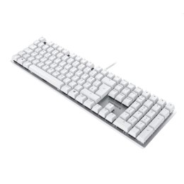 CHERRY KC 200 MX klawiatura Uniwersalne USB QWERTZ Niemiecki Srebrny, Biały
