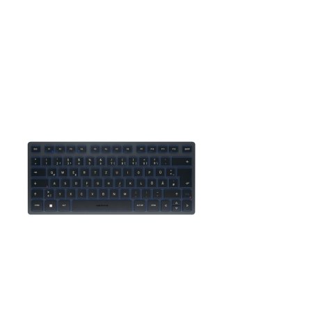 CHERRY KW 7100 MINI BT klawiatura Uniwersalne Bluetooth QWERTZ Niemiecki Niebieski