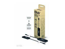 CLUB3D CSV-1548 stacja dokująca Przewodowa USB 3.2 Gen 1 (3.1 Gen 1) Type-C Czarny