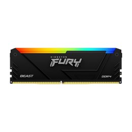 Kingston Technology FURY Beast RGB moduł pamięci 16 GB 1 x 16 GB DDR4 3200 MT/s 288-pin DIMM