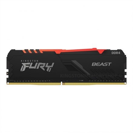 Kingston Technology FURY Beast RGB moduł pamięci 16 GB 1 x 16 GB DDR4 3200 MT/s 288-pin DIMM