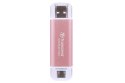 Transcend ESD310 512 GB USB Type-A na USB Type-C 3.2 Gen 2 (3.1 Gen 2) Różowy