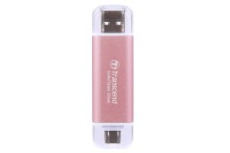 Transcend ESD310 512 GB USB Type-A na USB Type-C 3.2 Gen 2 (3.1 Gen 2) Różowy