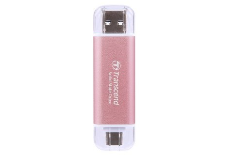 Transcend ESD310 512 GB USB Type-A na USB Type-C 3.2 Gen 2 (3.1 Gen 2) Różowy