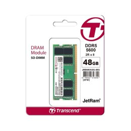 Transcend JetRAM - DDR5 - Moduł - 48 GB - SO DIMM 262-PIN