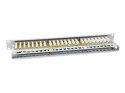 Wyposażenie 19" Patch Panel 48xRJ45 Cat6a FTP 1U 500MHz RAL7035