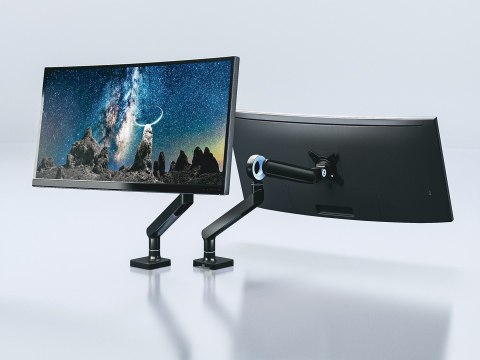 Equip 650184 uchwyt / stojak do monitorów 88,9 cm (35") Biurko Czarny