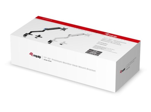 Equip 650184 uchwyt / stojak do monitorów 88,9 cm (35") Biurko Czarny