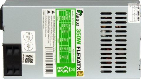 Inter-Tech GF-350 BULK moduł zasilaczy 350 W 20+4 pin ATX Flex ATX Srebrny