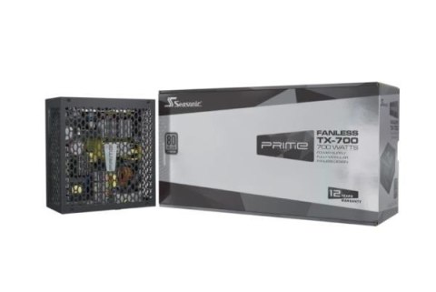 Seasonic PRIME Fanless TX moduł zasilaczy 700 W 20+4 pin ATX ATX Czarny